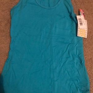 Lularoe Xxs Tank Top Aqua New
